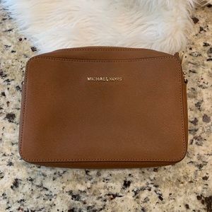 Micheal Kors brown square crossbody